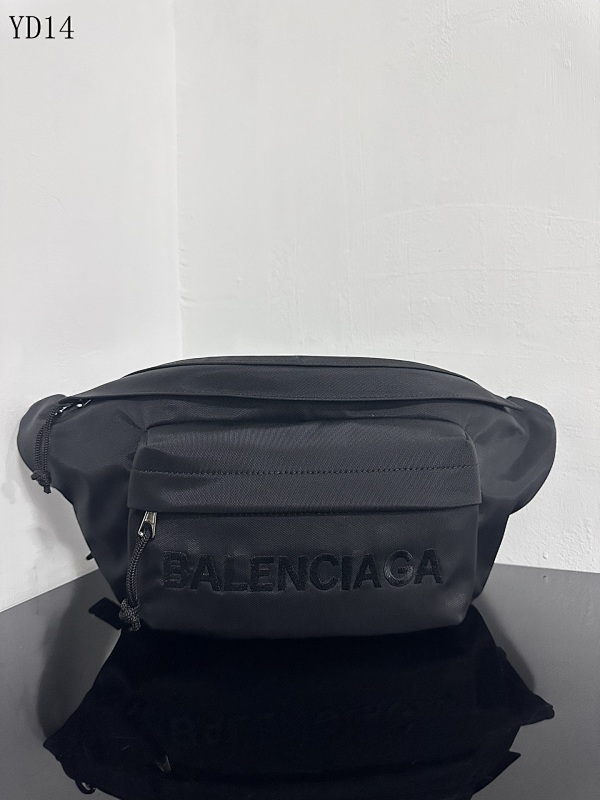 Balensiaga YD14 Canvas Embroidered Belt Bag