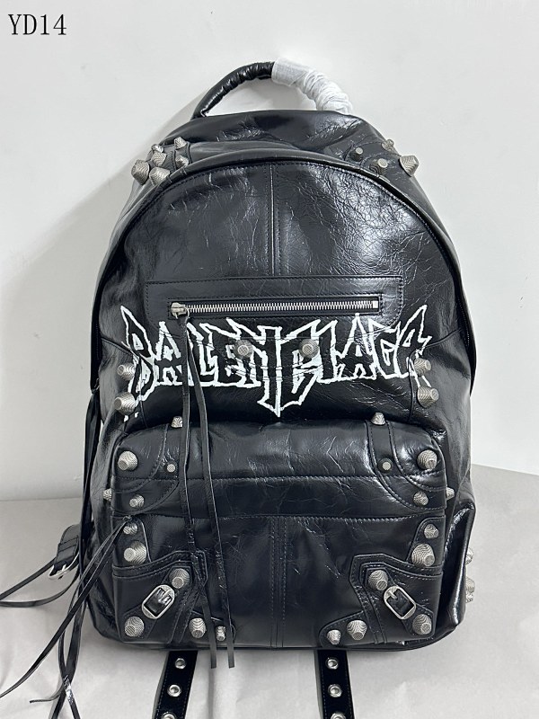 Balensiaga Le Cagole Backpack #YD14 Studded Graffiti Design