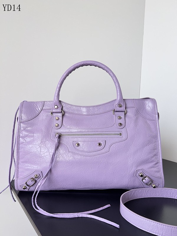 Balensiaga Le City Tote Bag #YD14 Lavender