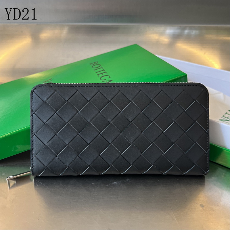 BotegaaVeneta BV Wallet 593217 Intrecciato Leather Zipper