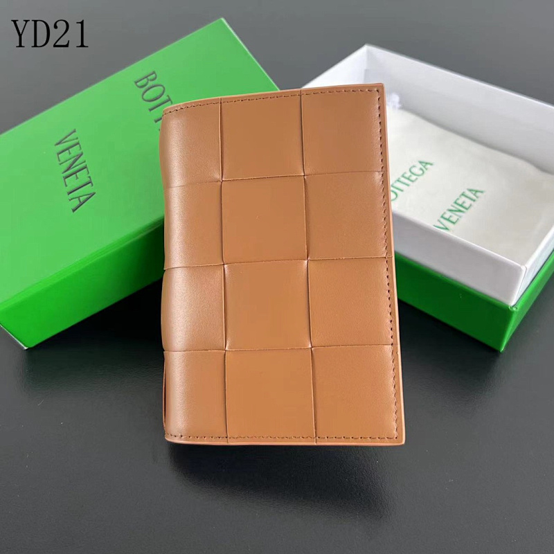 BotegaaVeneta Intrecciato Leather Passport Holder