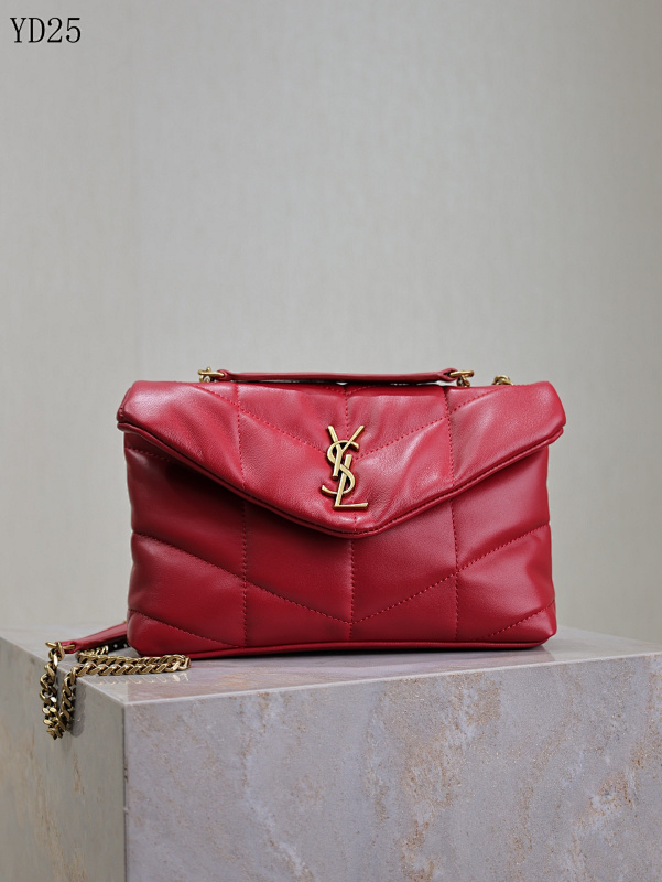 YSL YD25062 Quilted Leather Shoulder Bag