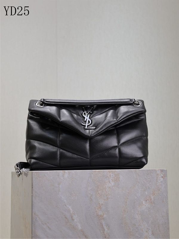 YSL YD25 Loulou Puffer Quilted Leather Chain Bag