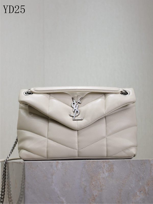 YSL YD25073 Medium Quilted Leather Shoulder Bag