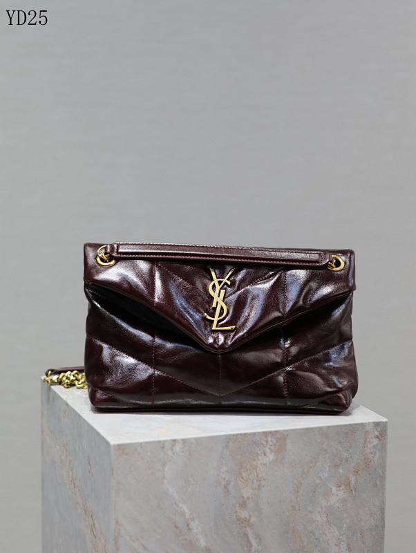 YSL YD25073 Medium Leather Shoulder Bag
