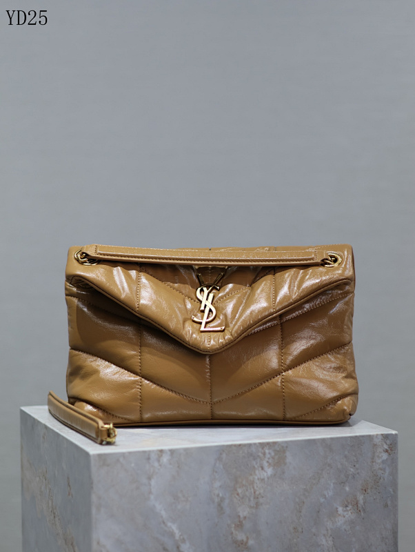 YSL YD25073 Quilted Leather Shoulder Bag