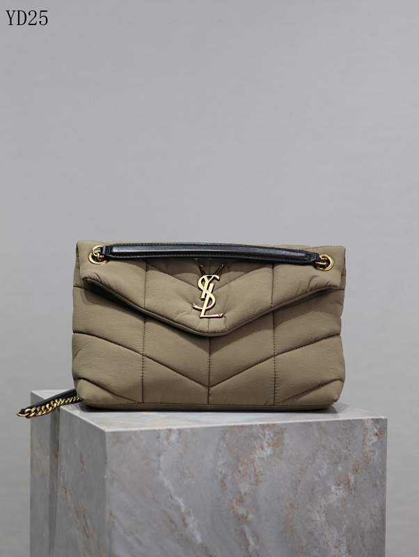 YSL YD25073 Quilted Leather Shoulder Bag