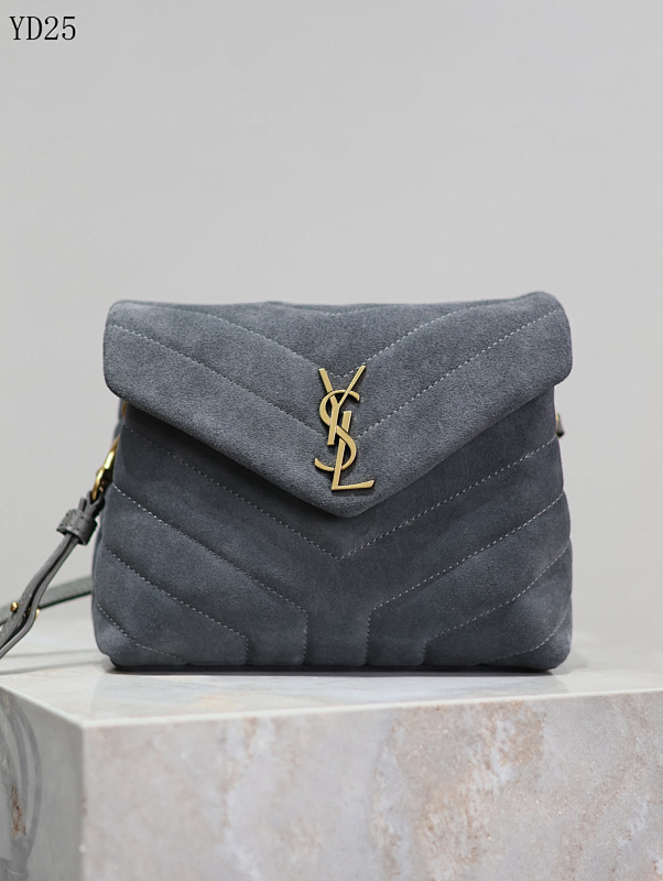 cover-183767148 YSL YD25053 Quilted Suede Clutch