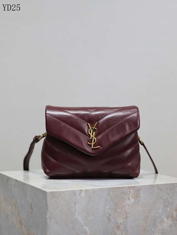 YSL YD25053 Quilted Leather Crossbody Bag