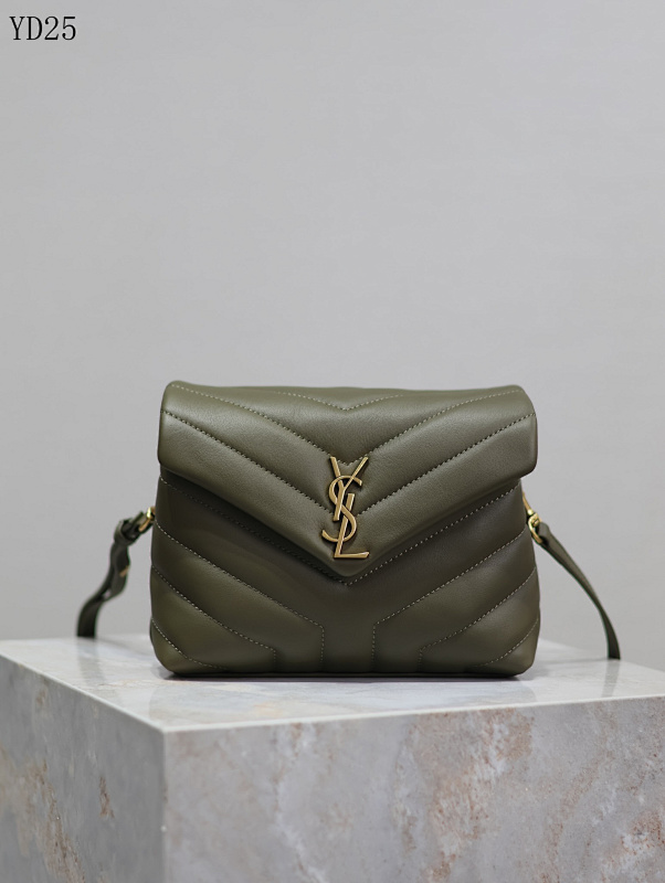 YSL YD25053 Quilted Leather Crossbody Bag