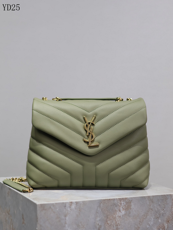 YSL YD25065 Quilted Medium Bag