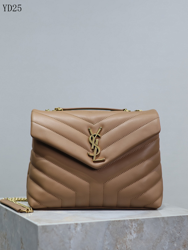 YSL YD25065 Quilted Calfskin Shoulder Bag