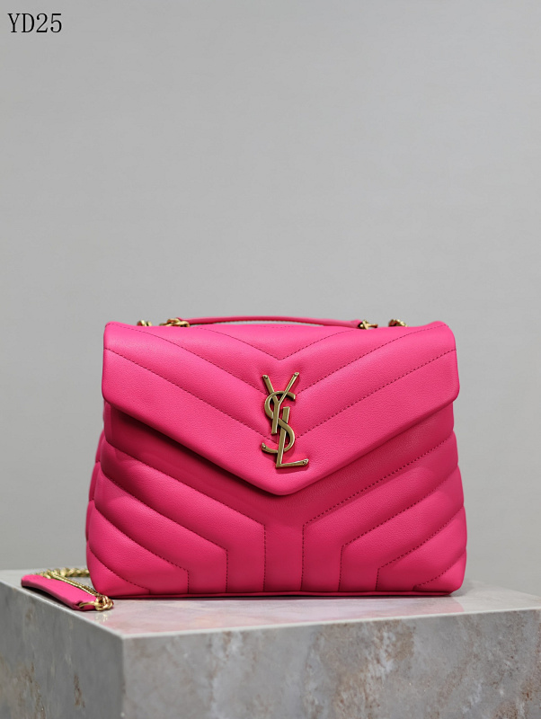 YSL YD25065 Quilted Chain Shoulder Bag