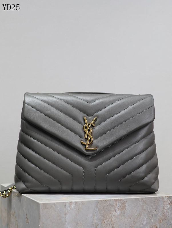 YSL YD25080 Medium Quilted Leather Shoulder Bag