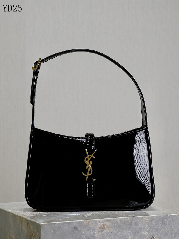 YSL YD25 Patent Leather Shoulder Bag
