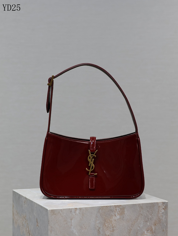 YSL YD25 Patent Leather Shoulder Bag