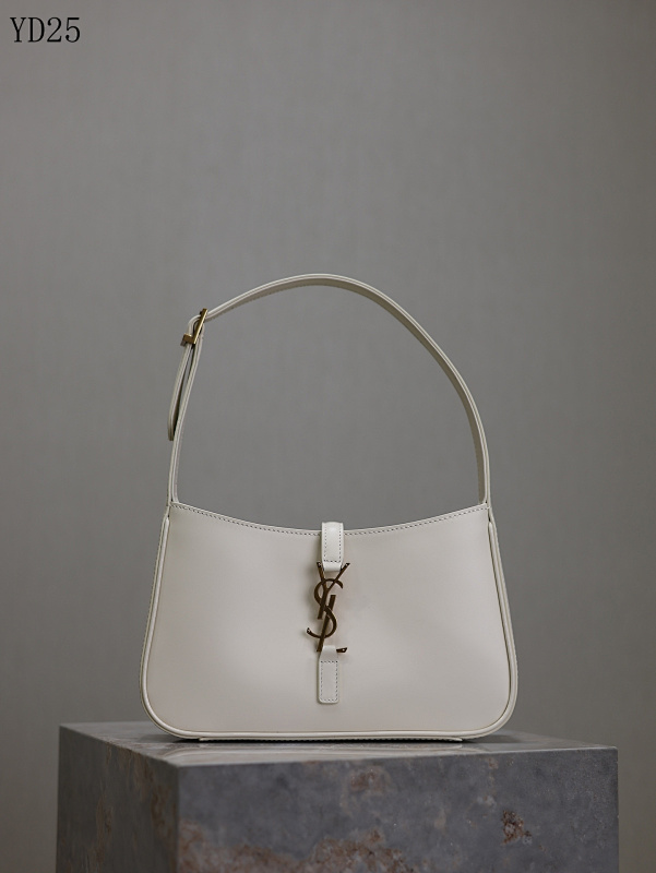 cover-183776000 YSL YD25 White Leather Shoulder Bag