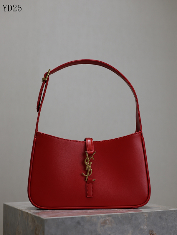 YSL YD25 Red Leather Shoulder Bag