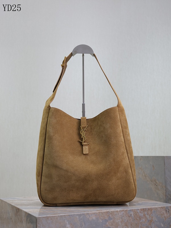 YSL SntLaurent YD25 Suede Shoulder Bag