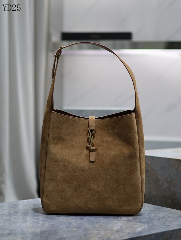 YSL YD25 Suede Shoulder Bag