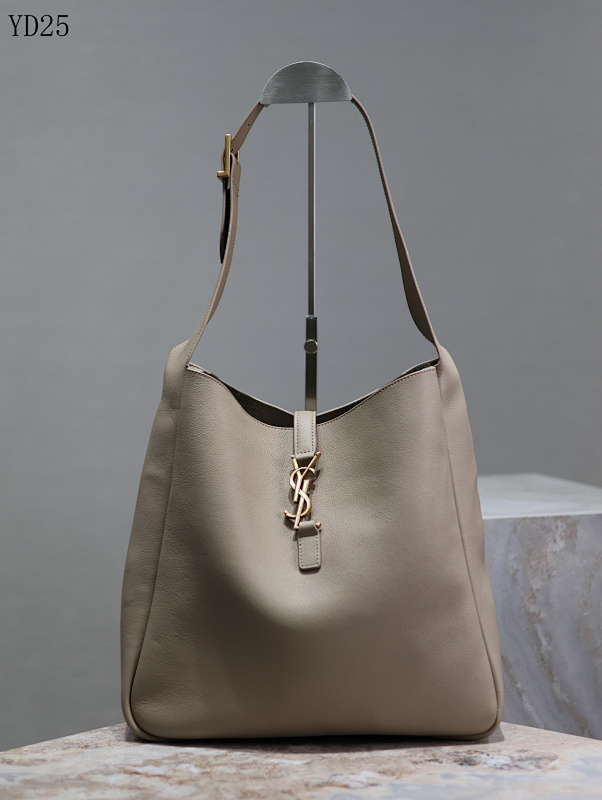 YSL YD25 Tote Bag in Beige Leather