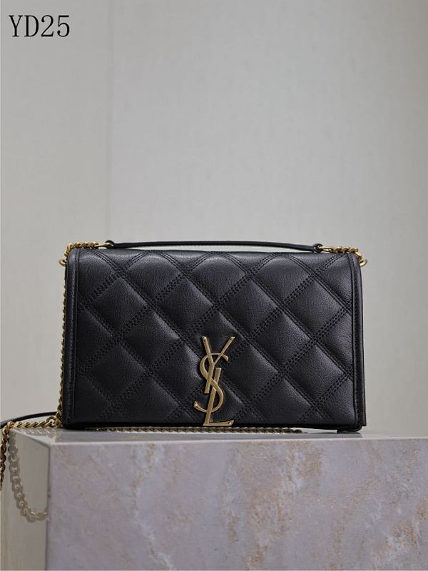 YSL YD2570 Beckys Quilted Lamb Leather Chain Bag