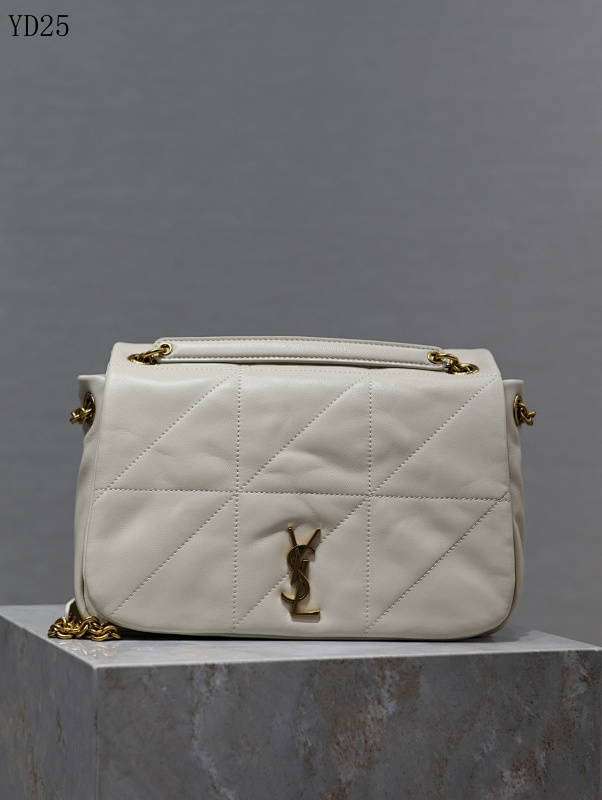 YSL YD25078 Quilted Leather Shoulder Bag