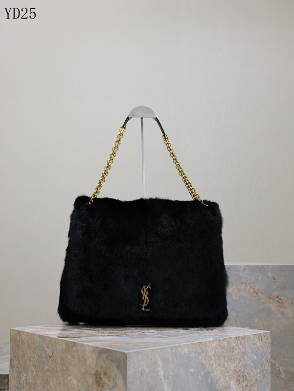 cover-183783542 YSL YD25 Faux Fur Chain Shoulder Bag