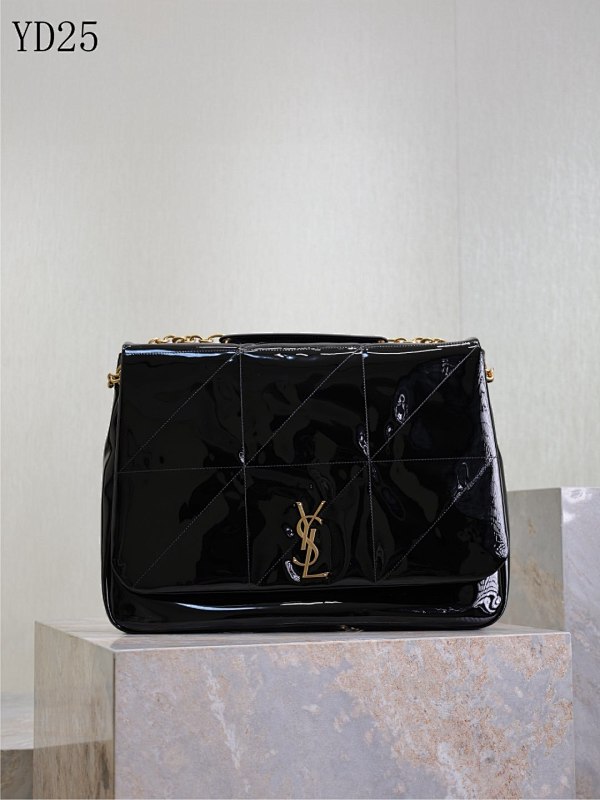 YSL YD250110 Patent Leather Shoulder Bag