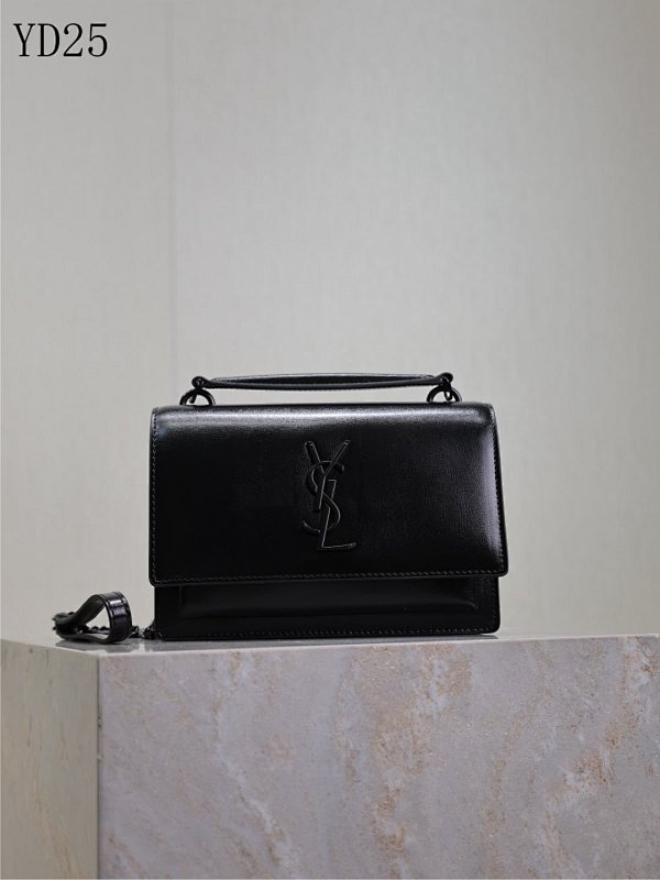 cover-183830007 YSL YD25062 Black Leather Crossbody Bag