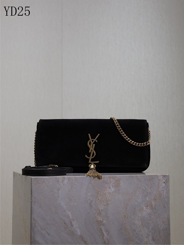 YSL YD25062 Monogram Tassel Clutch Bag