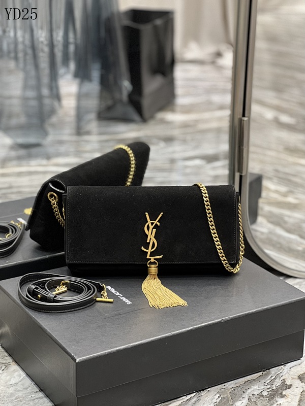 YSL YD25062 Monogram Tassel Clutch Bag