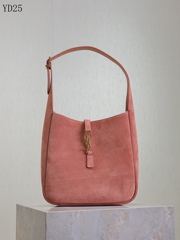 YSL YD25078 Suede Shoulder Bag
