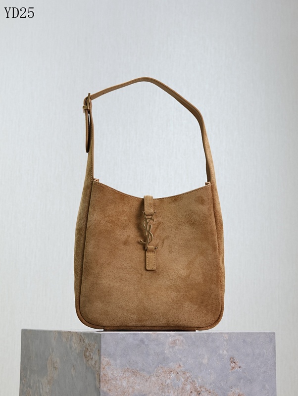 YSL YD25 Suede Shoulder Bag
