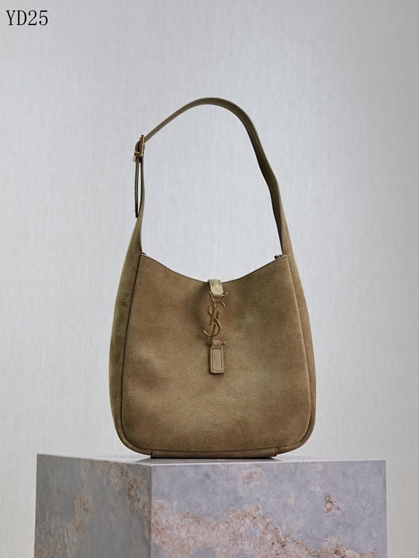YSL YD25078 Suede Shoulder Bag