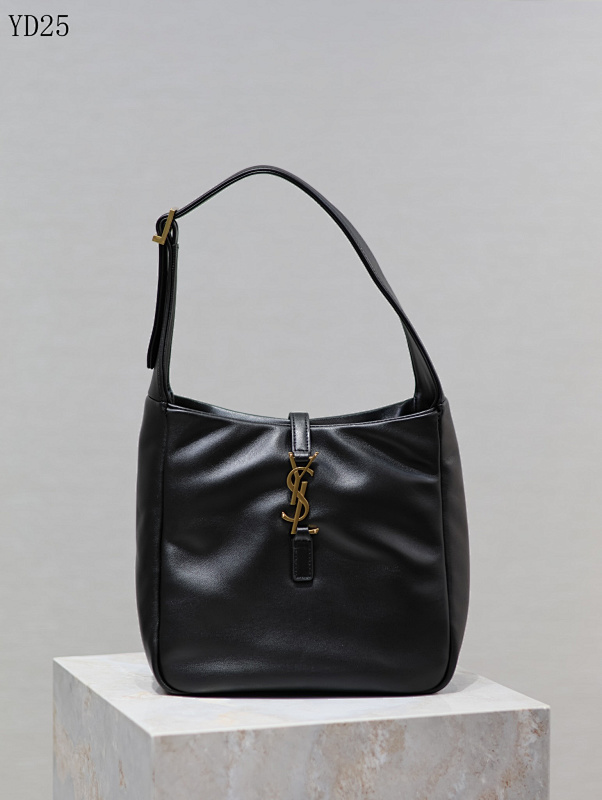 YSL YD25078 Black Leather Shoulder Bag