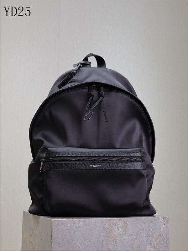 SntLaurent YD25054 Black Leather Tote Bag