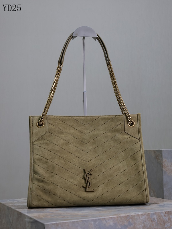 YSL YD25 Suede Clutch Bag