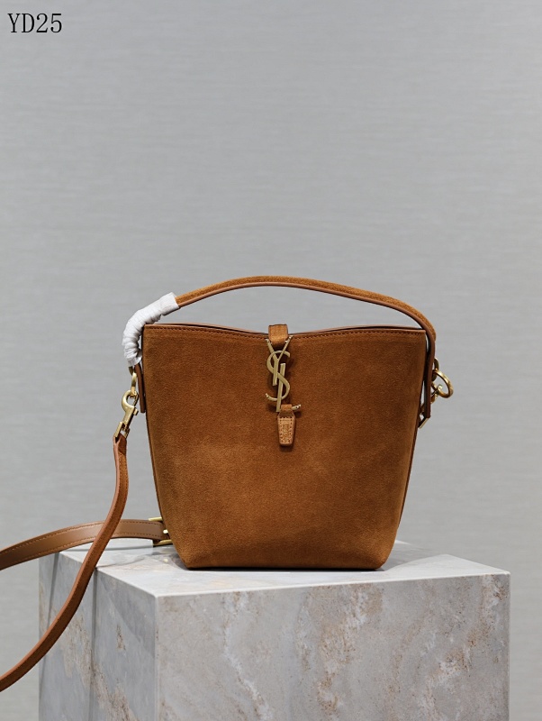 YSL YD25075 Suede Crossbody Bag