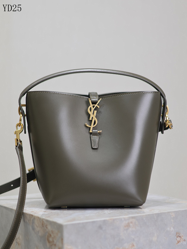 YSL YD25075 Medium Leather Shoulder Bag