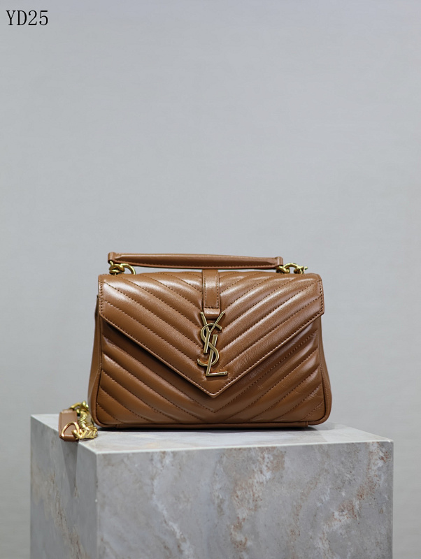 YSL YD25070 Monogram Leather Shoulder Bag