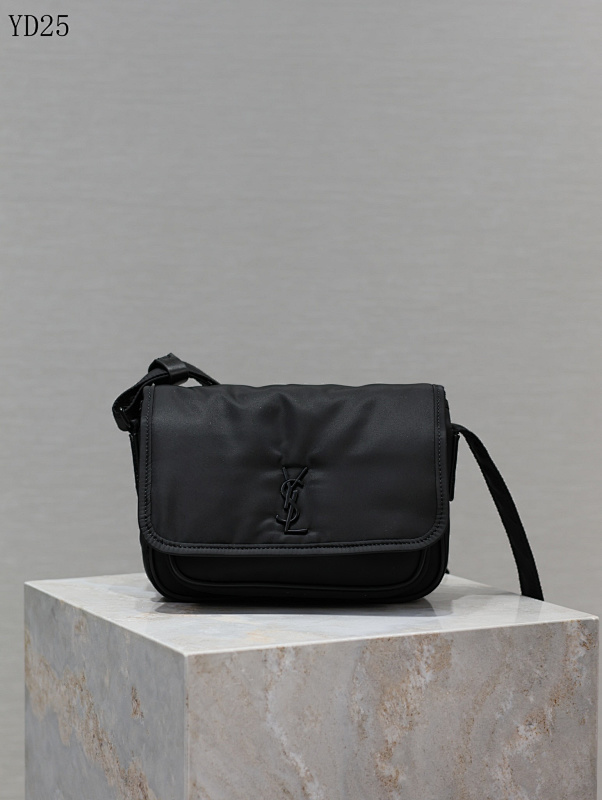 YSL YD25068 Black Leather Backpack