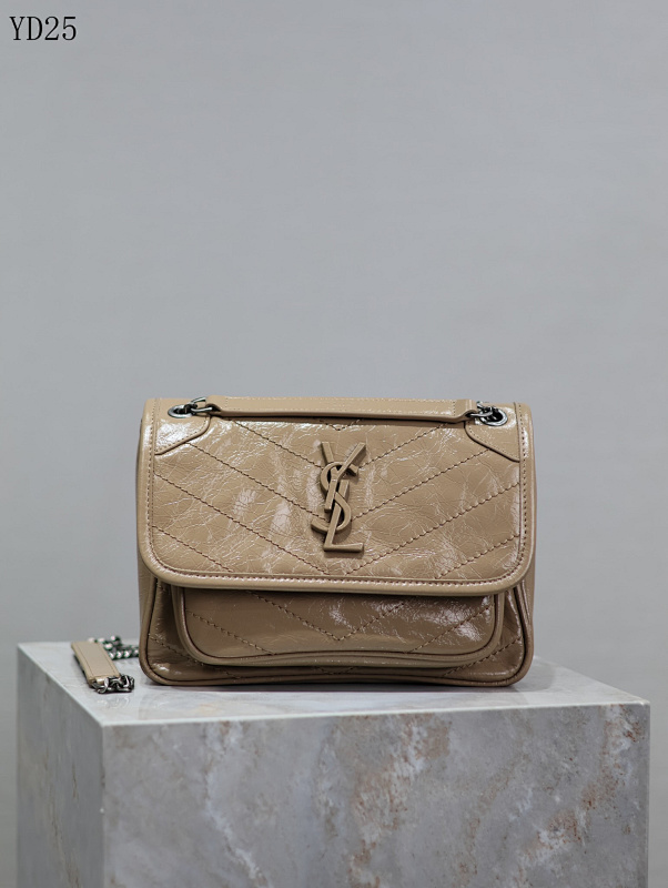 YSL YD25 Quilted Leather Crossbody Bag