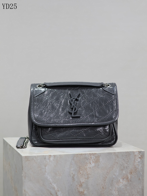 YSL YD25068 Quilted Leather Crossbody Bag
