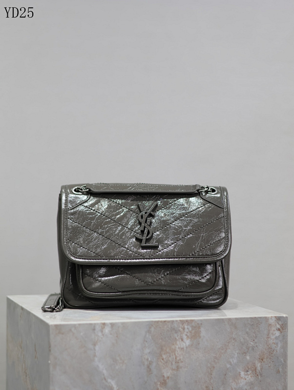 YSL YD25068 Quilted Leather Crossbody Bag