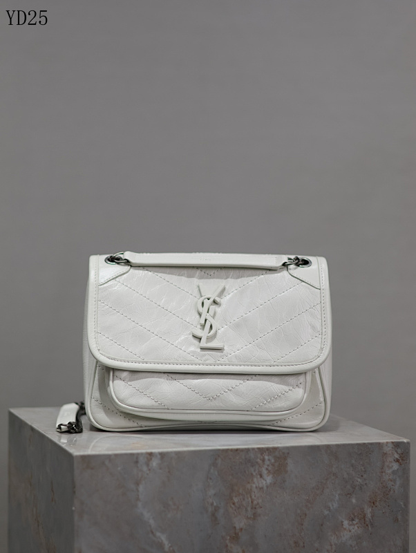 YSL YD25068 Quilted Leather Shoulder Bag