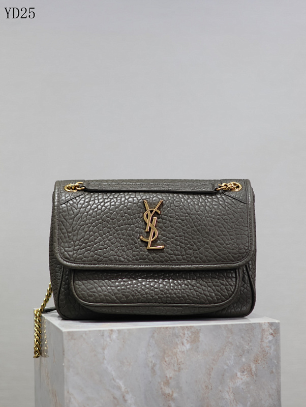 YSL YD25075 C3linee-Style Quilted Leather Shoulder Bag