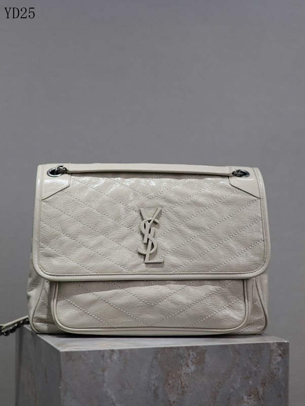 YSL YD25080 Quilted Leather Shoulder Bag