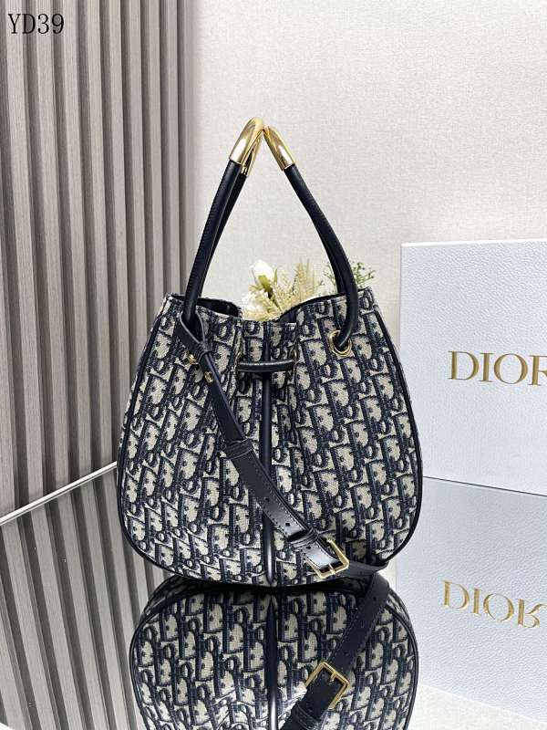 Diiior YD39071 Oblique Print Tote Bag