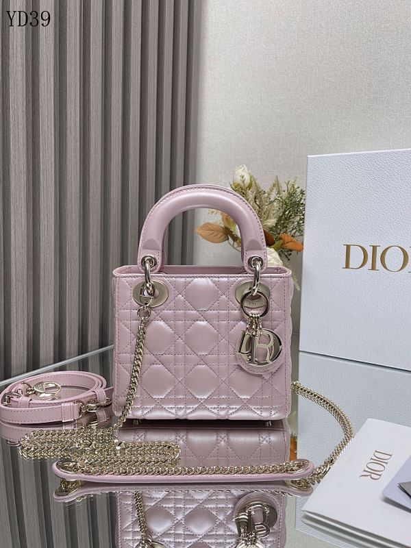 Diiior YD39053 Lady Diiior Quilted Crossbody Bag